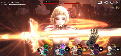 画像ギャラリー No.002のサムネイル画像 / スマホ向けRPG「LYN：The Lightbringer」を遊んでみた。美麗な2Dイラストが立体的に動くような3D処理に注目