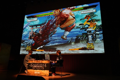 画像ギャラリー No.031のサムネイル画像 / 「SAMURAI SPIRITS」メディア向け発表会レポート。開発陣による作品紹介に加え,プロゲーマーによる実機対戦プレイが披露
