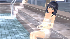 画像ギャラリー No.011のサムネイル画像 / 「LoveR」，撮影ロケーション「大浴場」が登場。2種類の“バスタオル”DLCは各3色セットでの販売に