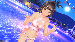 画像ギャラリー No.002のサムネイル画像 / 「LoveR」のアップデートが8月2日に実施。撮影ロケーション「ナイトプール」やコスチューム「クロスホルタービキニ」が配信