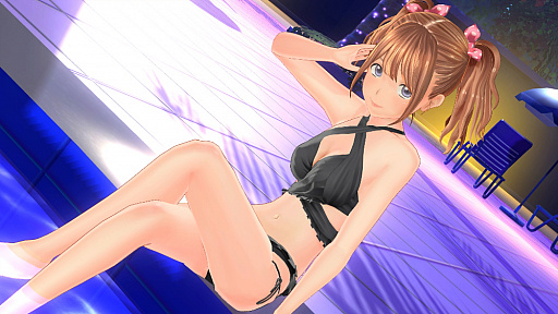 画像ギャラリー No.003のサムネイル画像 / 「LoveR」のアップデートが8月2日に実施。撮影ロケーション「ナイトプール」やコスチューム「クロスホルタービキニ」が配信