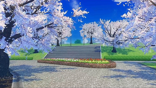 画像ギャラリー No.006のサムネイル画像 / 「LoveR」「LoveR Kiss」,もっとLoveRを盛り上げたい計画第2弾DLC「ストーリードレスチェンジ&桜並木と春のコーデ」を2月14日に発売