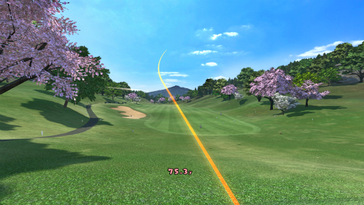 画像ギャラリー No.031のサムネイル画像 / 「みんなのGOLF VR」のインプレッションをお届け。眼前に広がるゴルフ場で,コントローラをスイングするリアルなゴルフ体験が楽しめる
