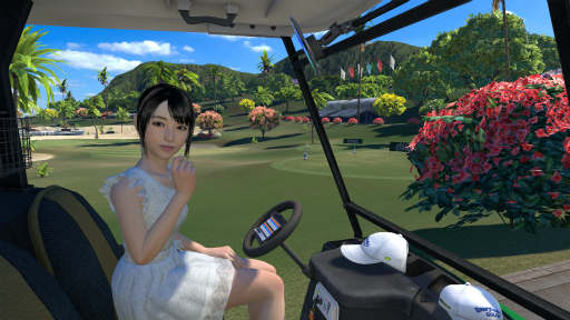 画像ギャラリー No.036のサムネイル画像 / 「みんなのGOLF VR」のインプレッションをお届け。眼前に広がるゴルフ場で,コントローラをスイングするリアルなゴルフ体験が楽しめる