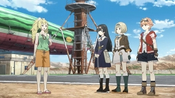 画像ギャラリー No.002のサムネイル画像 / 「荒野のコトブキ飛行隊」,水着姿の★3「フィオ」が登場。半周年記念キャンペーンも