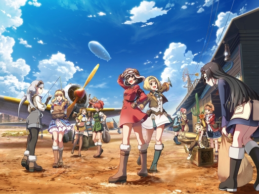 画像ギャラリー No.010のサムネイル画像 / 「荒野のコトブキ飛行隊」,★3アンナ&★3マリアのピックアップガシャが登場