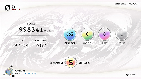 画像ギャラリー No.008のサムネイル画像 / 「Cytus」のNintendo Switch移植版「Cytus α」がTGS 2018でプレイアブル出展。刷新されたビジュアルでHOLY KNIGHTなどを体験できる