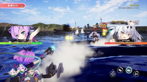 画像ギャラリー No.012のサムネイル画像 / 「アズールレーン クロスウェーブ」は随所に原作愛が感じられる仕上がりに。3Dシューティングバトルやフルボイス演出など，ゲームの見どころを紹介