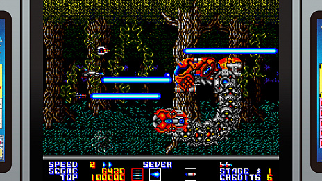 画像ギャラリー No.010のサムネイル画像 / 「SEGA AGES サンダーフォースAC」の詳細情報が公開。アーケードモードに4機のプレイヤー機が追加。遊びやすい低難度モードも実装