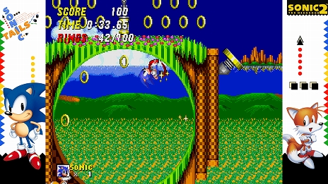 画像ギャラリー No.009のサムネイル画像 / 「SEGA AGES ソニック・ザ・ヘッジホッグ2」の詳細が公開。“ドロップダッシュ”や「ナックルズinソニック2」などが追加に