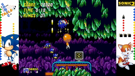 画像ギャラリー No.014のサムネイル画像 / 「SEGA AGES ソニック・ザ・ヘッジホッグ2」の詳細が公開。“ドロップダッシュ”や「ナックルズinソニック2」などが追加に