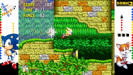 画像ギャラリー No.016のサムネイル画像 / 「SEGA AGES ソニック・ザ・ヘッジホッグ2」の詳細が公開。“ドロップダッシュ”や「ナックルズinソニック2」などが追加に
