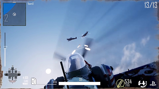 画像ギャラリー No.004のサムネイル画像 / PS4「DOGFIGHTER -World War 2-」，最大40人で楽しめるバトルロイヤルモードのプレイ映像が公開