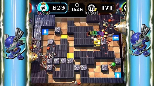 画像ギャラリー No.012のサムネイル画像 / ［TGS 2018］アクワイアの若手クリエイターによる「SCRAP RUSH!!」をプレイ。潰したり潰されたりするうちに熱くなれる対戦ゲーム