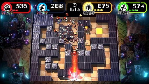 画像ギャラリー No.016のサムネイル画像 / ［TGS 2018］アクワイアの若手クリエイターによる「SCRAP RUSH!!」をプレイ。潰したり潰されたりするうちに熱くなれる対戦ゲーム