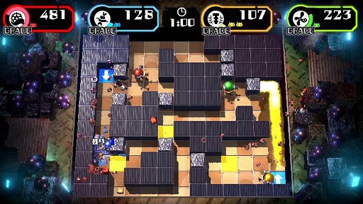 画像ギャラリー No.017のサムネイル画像 / ［TGS 2018］アクワイアの若手クリエイターによる「SCRAP RUSH!!」をプレイ。潰したり潰されたりするうちに熱くなれる対戦ゲーム