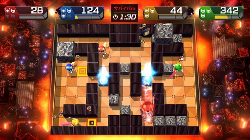 画像ギャラリー No.008のサムネイル画像 / Nintendo Switch用ソフト「SCRAP RUSH!!」が本日配信。ブロックでライバルをぶっつぶす爽快感がたまらない本作のプレイレポートをお届け