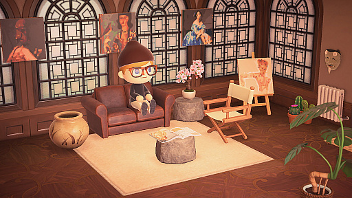 画像ギャラリー No.003のサムネイル画像 / メトロポリタン美術館が,「あつまれ どうぶつの森」に名画のイメージなどをインポートするサービスを実施中