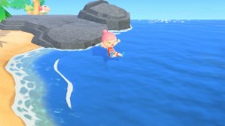 画像ギャラリー No.001のサムネイル画像 / 「あつまれ どうぶつの森」の海が遊泳解禁。無料アップデートを7月3日10：00より配信。オリジナルグッズが「Nintendo TOKYO」に登場