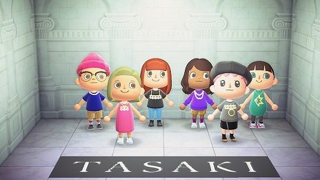 画像ギャラリー No.002のサムネイル画像 / TASAKIが「あつまれ どうぶつの森」のゲーム内で着用できるマイデザインの配布を開始。“balance”などのモチーフをあしらった6種類が登場