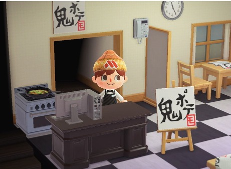 画像ギャラリー No.006のサムネイル画像 / モスバーガーが「あつまれ どうぶつの森」で使用できるマイデザインを配布。ロゴ入りキャップやモスチキンのワンピースなど