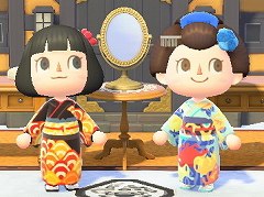 「あつまれ どうぶつの森」，京友禅の千總が“1555島”の夢番地を公開。新しい振袖のマイデザインも