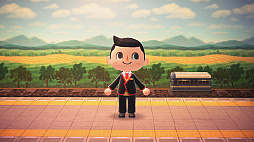 画像ギャラリー No.002のサムネイル画像 / 京阪電車の制服が「あつまれ どうぶつの森」で使用できるマイデザインに登場。プレミアムカーのアテンダントにもなれる