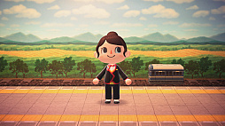 画像ギャラリー No.003のサムネイル画像 / 京阪電車の制服が「あつまれ どうぶつの森」で使用できるマイデザインに登場。プレミアムカーのアテンダントにもなれる