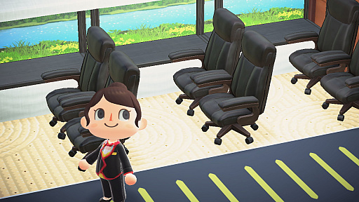 画像ギャラリー No.006のサムネイル画像 / 京阪電車の制服が「あつまれ どうぶつの森」で使用できるマイデザインに登場。プレミアムカーのアテンダントにもなれる