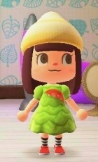 画像ギャラリー No.021のサムネイル画像 / 「あつまれ どうぶつの森」のマイデザイン第2弾をモスバーガーが無料配布。モスの菜摘やオニポテをイメージしたアイテム4種が登場