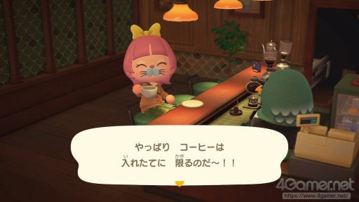 画像ギャラリー No.023のサムネイル画像 / 「あつまれ どうぶつの森」で始まる新しい暮らし。料理に仕事，喫茶店……アップデート＆新コンテンツ体験記をたっぷりの写真とともにお届け