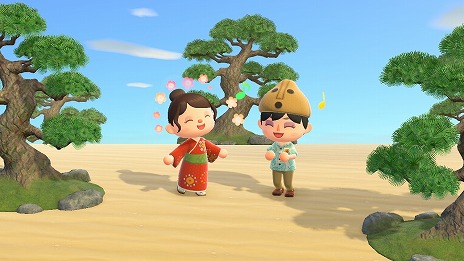 画像ギャラリー No.001のサムネイル画像 / 「あつまれ どうぶつの森」で，文化財活用センターが“ぶんかつ島”を公開。国立文化財機構の所蔵品をモチーフにした10のエリアを楽しめる