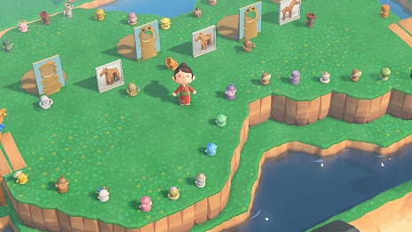 画像ギャラリー No.004のサムネイル画像 / 「あつまれ どうぶつの森」で，文化財活用センターが“ぶんかつ島”を公開。国立文化財機構の所蔵品をモチーフにした10のエリアを楽しめる