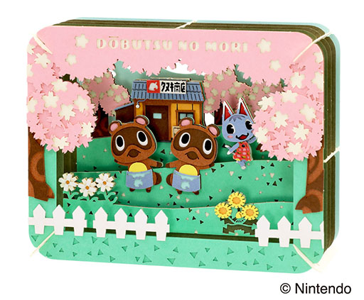 画像ギャラリー No.002のサムネイル画像 / 「どうぶつの森」の日常シーンを「春」「夏」の2種類の季節で表現した「ペーパーシアター どうぶつの森」，本日発売