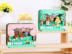 「どうぶつの森」の日常シーンを「春」「夏」の2種類の季節で表現した「ペーパーシアター どうぶつの森」，本日発売