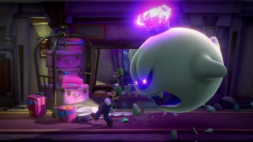 画像ギャラリー No.007のサムネイル画像 / ［E3 2019］ルイージの次なる冒険の舞台はホテル。新アクションが楽しい「ルイージマンション3」をプレイ