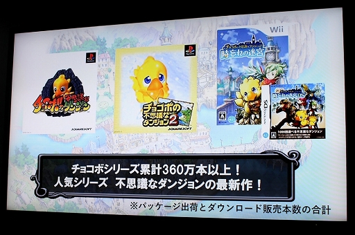 画像ギャラリー No.004のサムネイル画像 / ［TGS 2018］「チョコボの不思議なダンジョン＆クリスタルクロニクル スペシャルLIVE！」をレポート。出演声優陣や開発者によるデモプレイでゲームを紹介