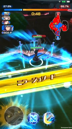 画像ギャラリー No.019のサムネイル画像 / ［TGS 2018］サムザップによる新作「リンクスリングス」の発表ステージをレポート。4対4の“陣取りバトル”を，ゲストを交えた対戦プレイで紹介