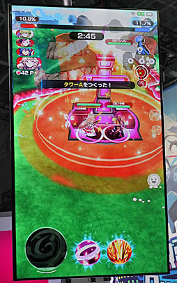 画像ギャラリー No.003のサムネイル画像 / ［TGS 2018］サムザップの新作スマホ向けタイトル「リンクスリングス」インプレッション。走って陣地を取るアクションが，とにかく気持ちいい