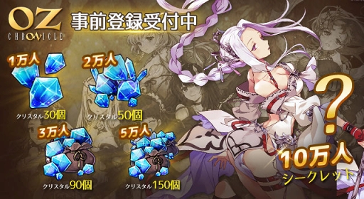 画像ギャラリー No.001のサムネイル画像 / スマホ向け新作RPG「OZ：The Chronicle」の事前登録キャンペーンがスタート