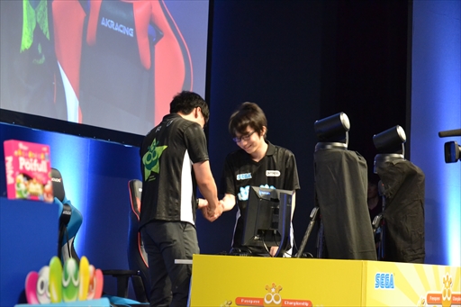 画像ギャラリー No.052のサムネイル画像 / ［TGS 2019］「ぷよぷよチャンピオンシップ SEASON2 TGS特別大会」フォトレポート。ヨダソウマ選手が優勝を果たし，賞金200万円を獲得