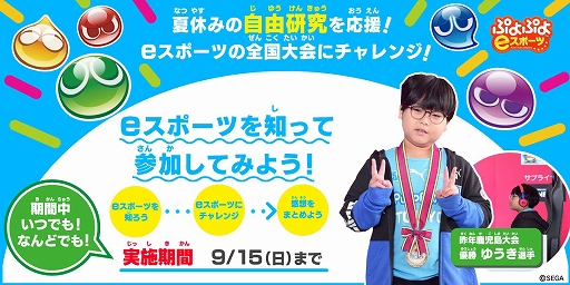 画像ギャラリー No.001のサムネイル画像 / 「ぷよぷよ」を通してeスポーツを学べる。「eスポーツで全国大会にチャレンジ!」特設ページがオープン