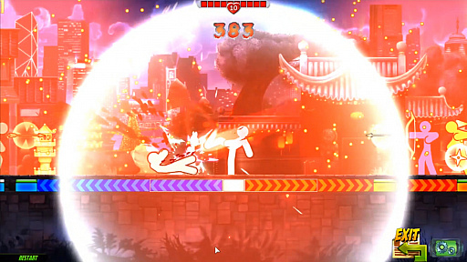 画像ギャラリー No.004のサムネイル画像 / 簡単操作の2Dカンフーアクション，「One Finger Death Punch 2」の最新トレイラー公開