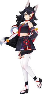 画像ギャラリー No.006のサムネイル画像 / 「カプとれ」,ホロライブ「大神ミオ」とのコラボが決定。人気イラストレーター「泉彩」さんと「LAM」さんによる限定のプライズ景品が登場