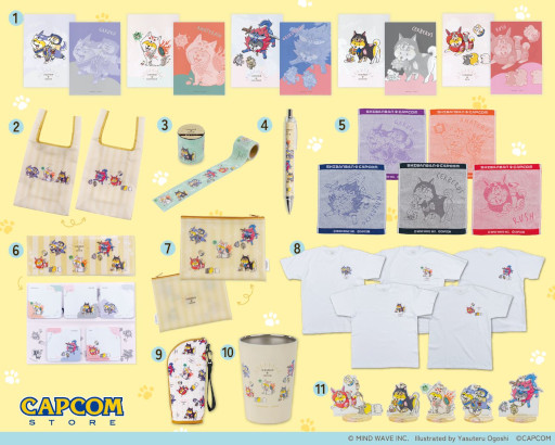 画像ギャラリー No.002のサムネイル画像 / 「しばんばん」とカプコンの犬キャラクターのコラボグッズが3月25日に発売へ