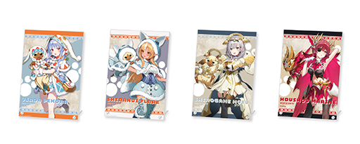 画像ギャラリー No.009のサムネイル画像 / ホロライブ3期生が「モンスターハンター」とコラボ決定。兎田ぺこらさんらがウルク,カガチ,アンヘル,メルゼ装備のイラストで登場
