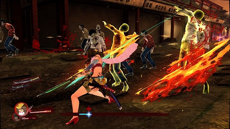 画像ギャラリー No.030のサムネイル画像 / 「お姉チャンバラORIGIN」，謎の情報屋「レイ」やゲームシステムの情報が明らかに。広報官「本田」のリポートを収録した2ndトレイラーも公開