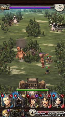 画像ギャラリー No.006のサムネイル画像 / 新作アプリ「進撃の巨人TACTICS」のプレイレポートをお届け。キャラの配置やSPスキルのタイミングが勝利の鍵を握る駆逐シミュレーションRPG