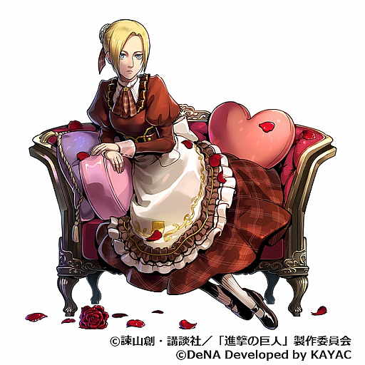 画像ギャラリー No.005のサムネイル画像 / 「進撃の巨人TACTICS」，2人で攻撃を繰り出す「バディアタック」が実装。ガチャにはバレンタイン衣装の「クリスタ」が