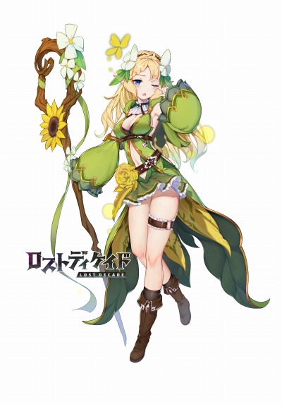 画像ギャラリー No.001のサムネイル画像 / 「ロストディケイド」に新キャラクター「ユナ＜太陽の祭司＞（CV:優木かな）」が参戦